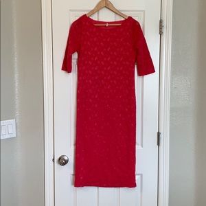 Pink blush Maternity Dress